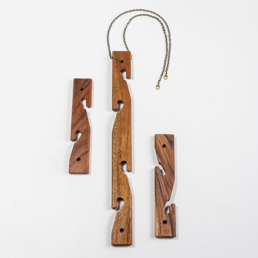 6 Pot Hanging Plant Holder - 3 piece set