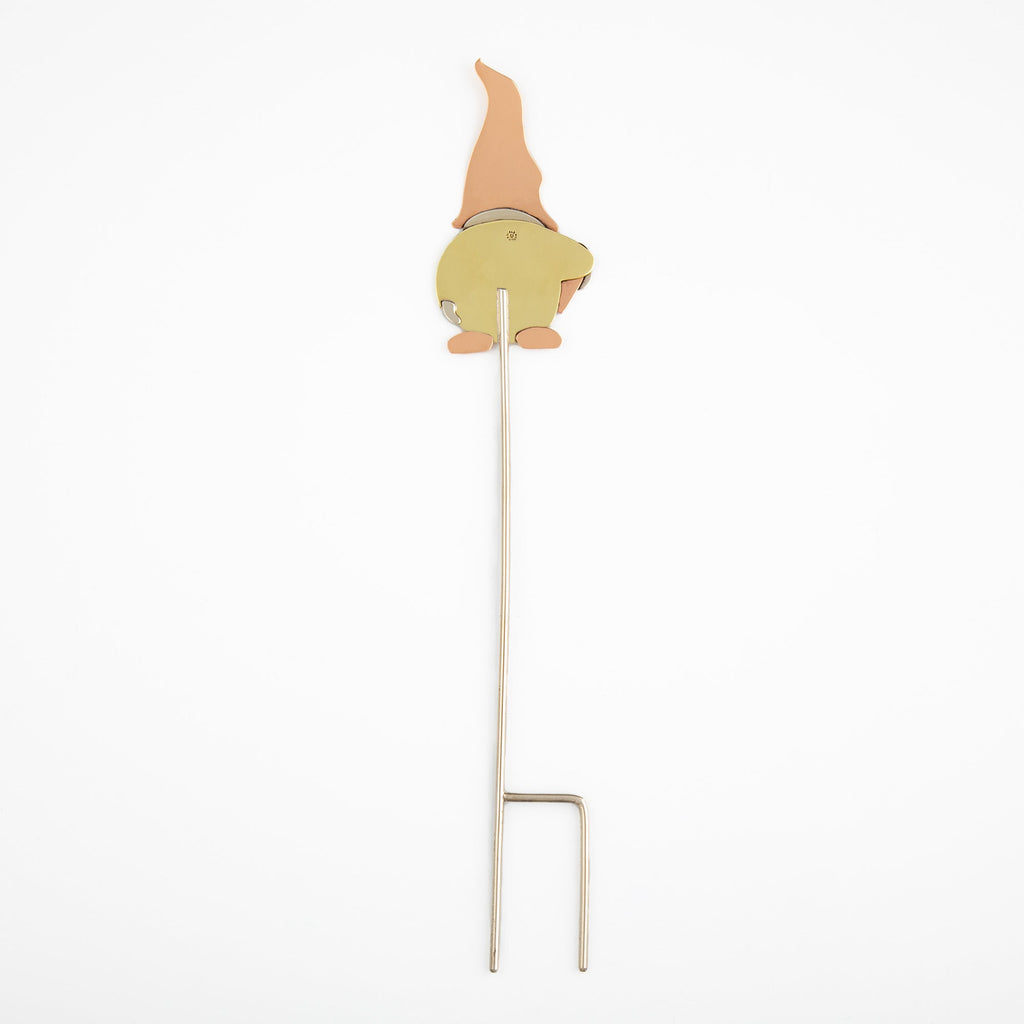 Cute Gnome Mixed Metal Plant Stake
