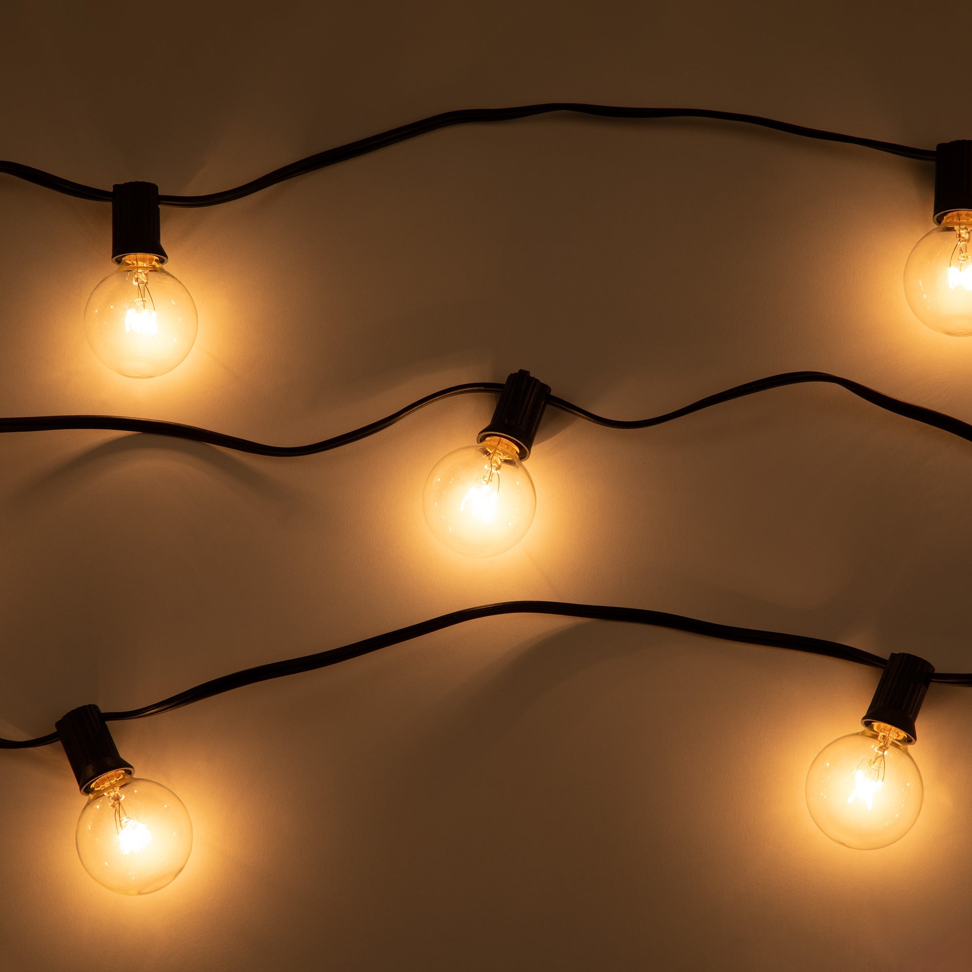 Incandescent Globe String Lights — Warm White Outdoor Patio Lights for Cottage Garden & Backyard Ambiance