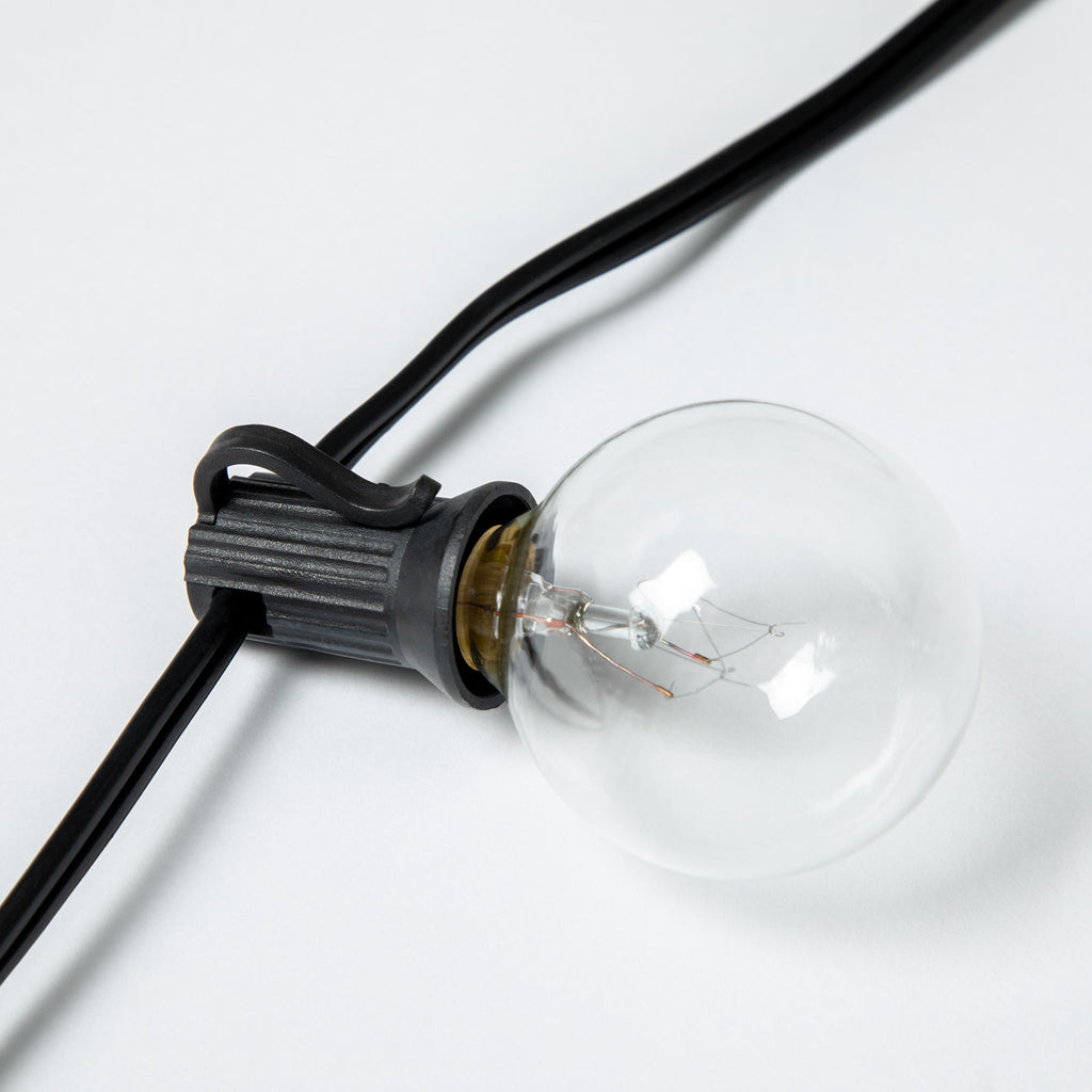 Incandescent Globe String Lights — Warm White Outdoor Patio Lights for Cottage Garden & Backyard Ambiance