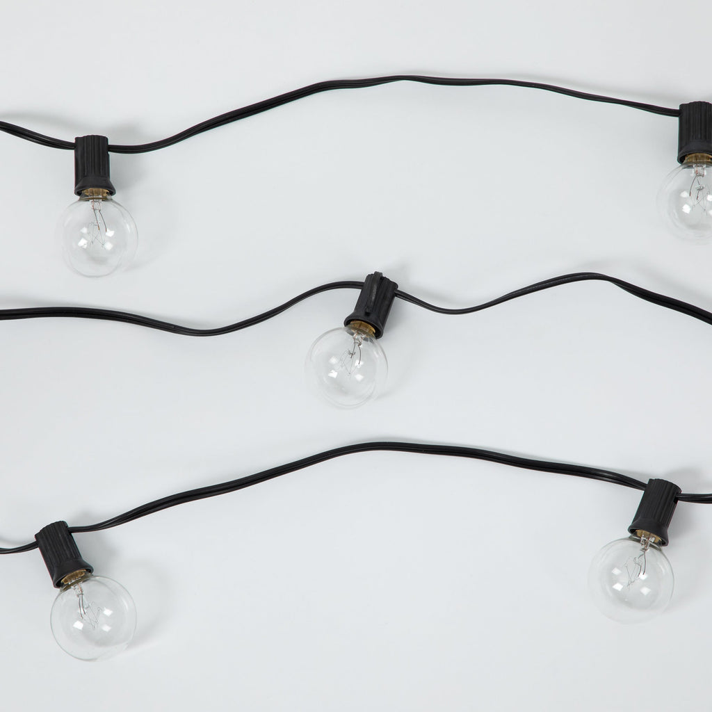 Incandescent Globe String Lights — Warm White Outdoor Patio Lights for Cottage Garden & Backyard Ambiance