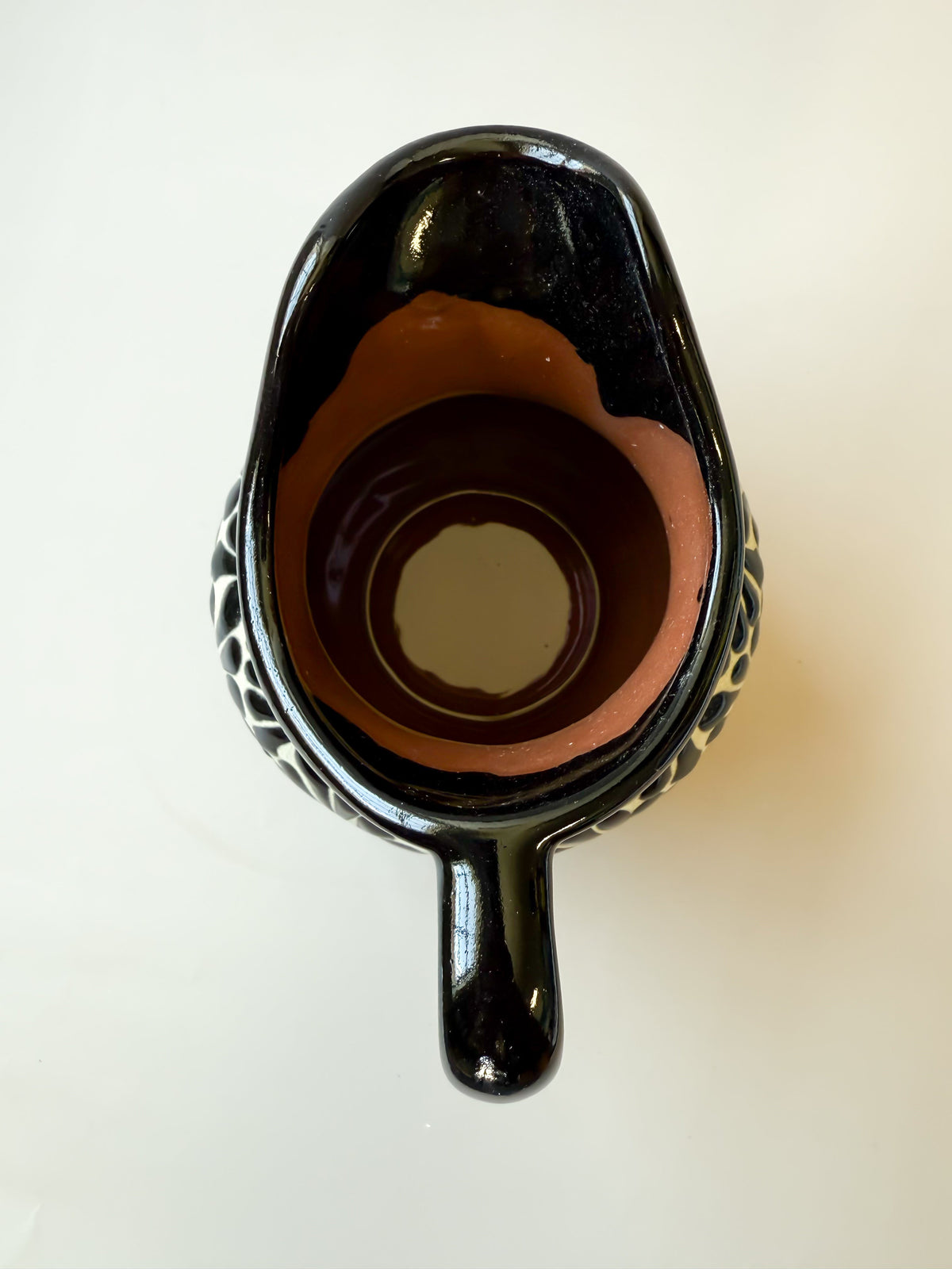 Talavera Style Clay Pitcher - Engobe Jarra Barro