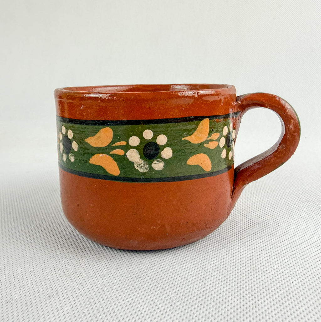 Traditional Mexican Tea Pot Set 16pc - Juego de Te Barro