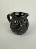 Mexican Clay Mugs Black Engobe - Tazas De Barro Jarrito
