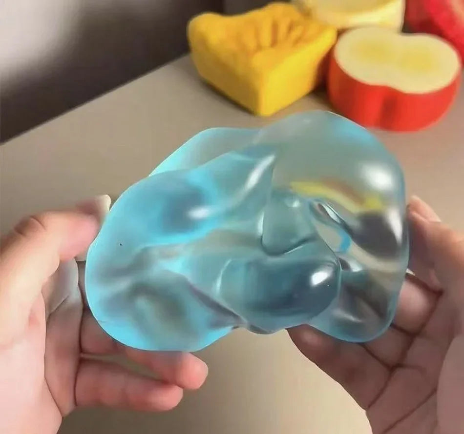 Green Apple Stress Ball | Squeeze Toy for ADHD Autism Slow Rebound Fidget Sensory Toy