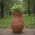 Pink Talavera Vase | Handmade Floral Pottery